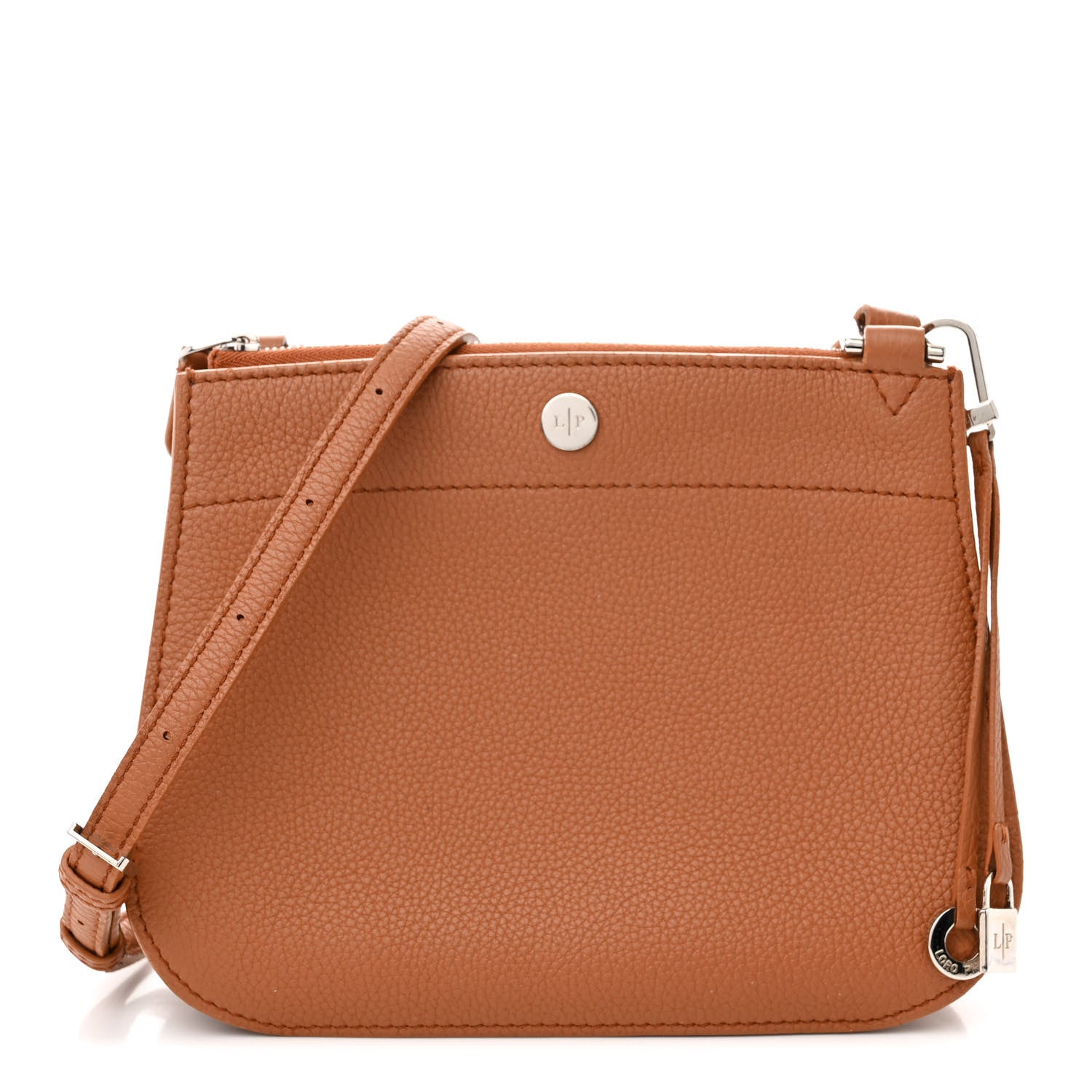 Loro Piana Grained Calfskin Milky Way Odessa Shoulder Bag Brown 1 of 13