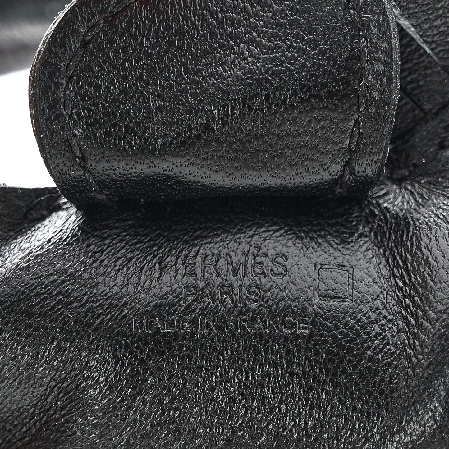 Milo Lambskin Matte Alligator Touch Grigri Rodeo Horse Bag Charm PM So Black