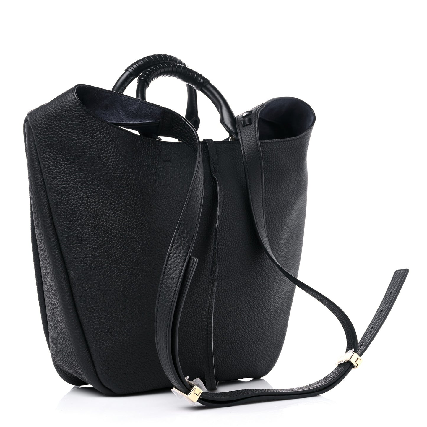 Calfskin Medium Deia Hobo Double Carry Black
