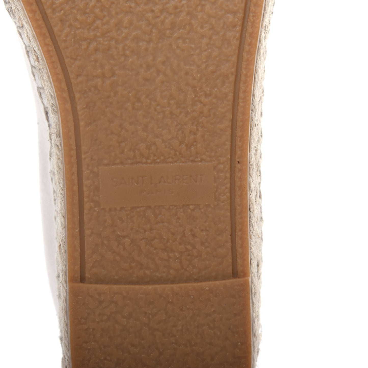 Canvas Nappa Elba Light Logo Embroidered Espadrilles 36.5 Panna