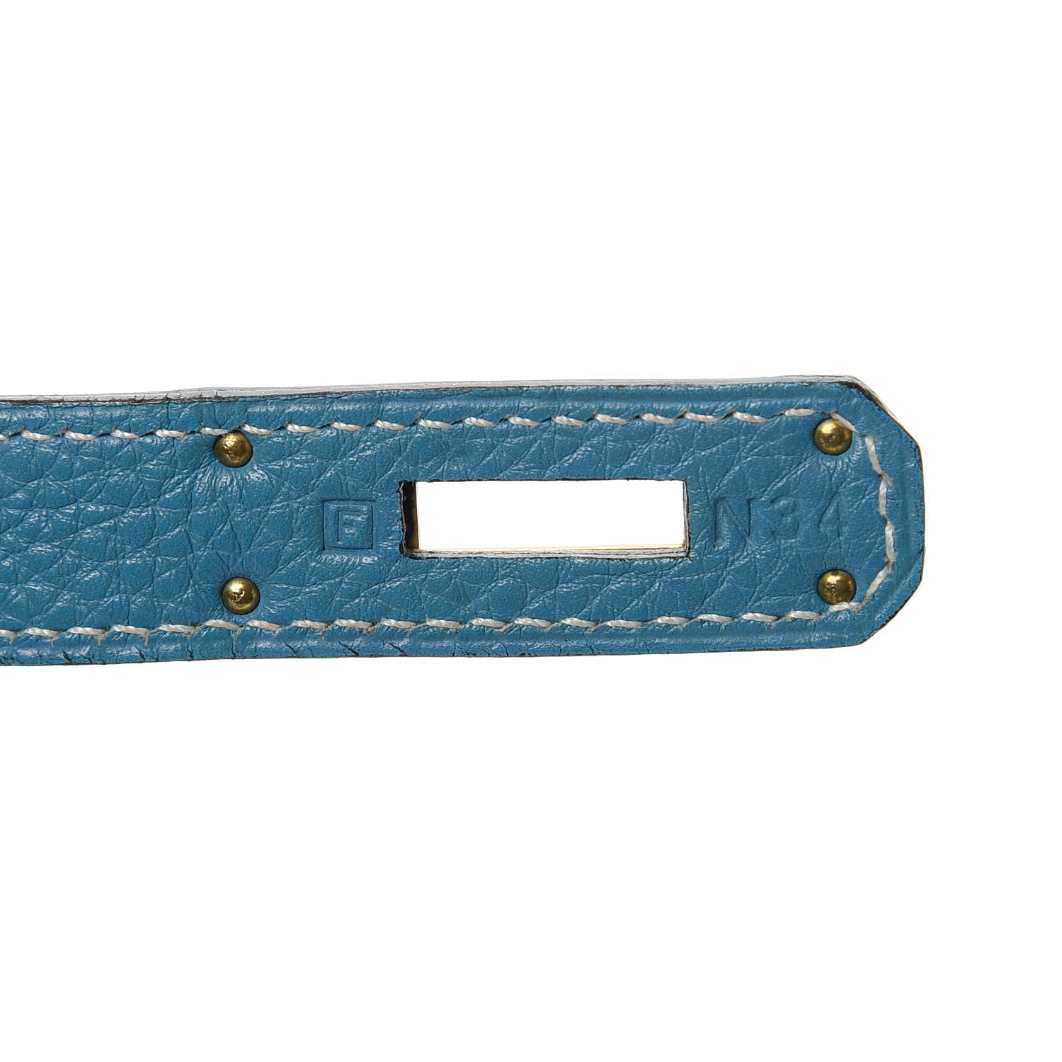 Hermes Togo Kelly Retourne 28 Blue Jean 9 of 10