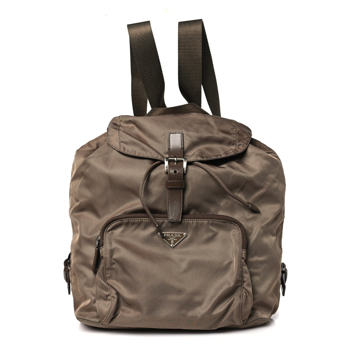 Nylon Vela Medium Cinch Backpack Antilope