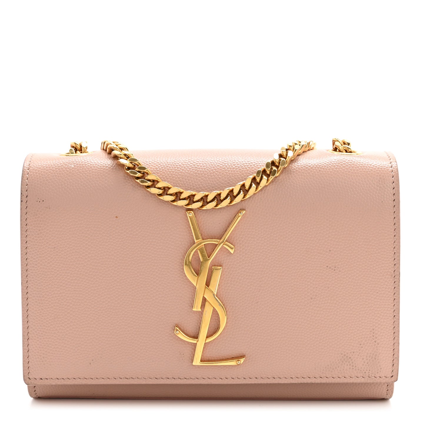 Grain De Poudre Small Monogram Kate Satchel Pale Blush