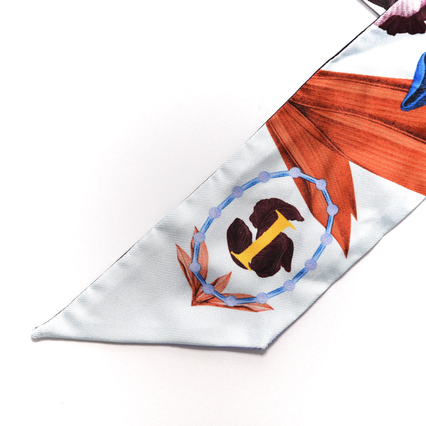 Silk ABCDior I Mitzah Scarf Blue