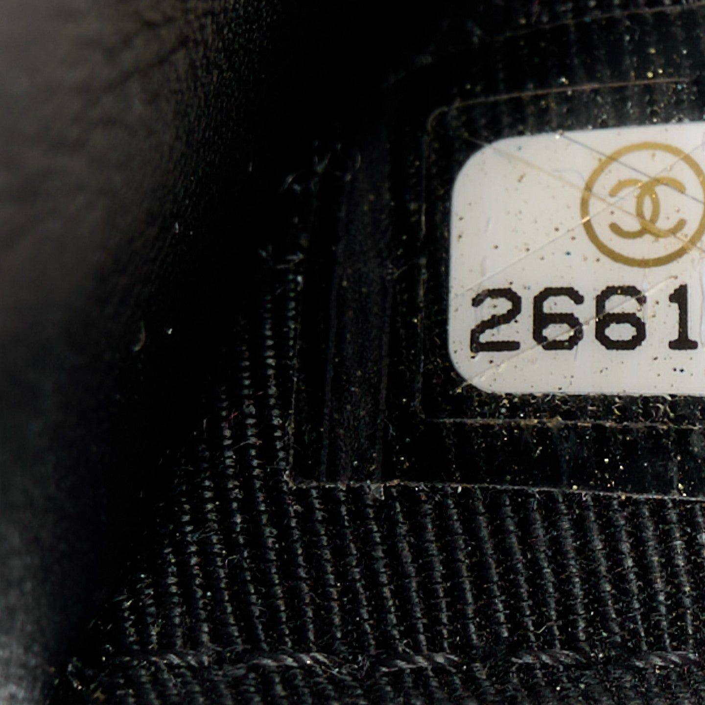 Aged Calfskin Quilted Reissue Wallet On Chain WOC Black