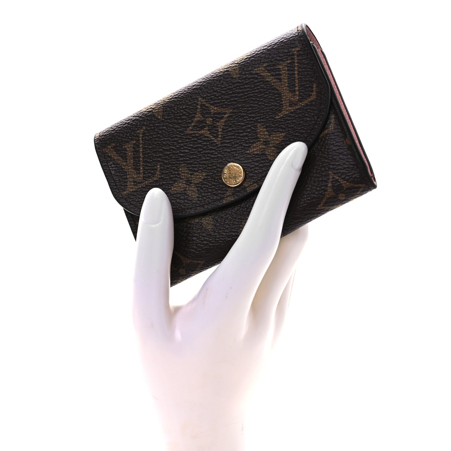 Monogram Rosalie Coin Purse Rose Ballerine