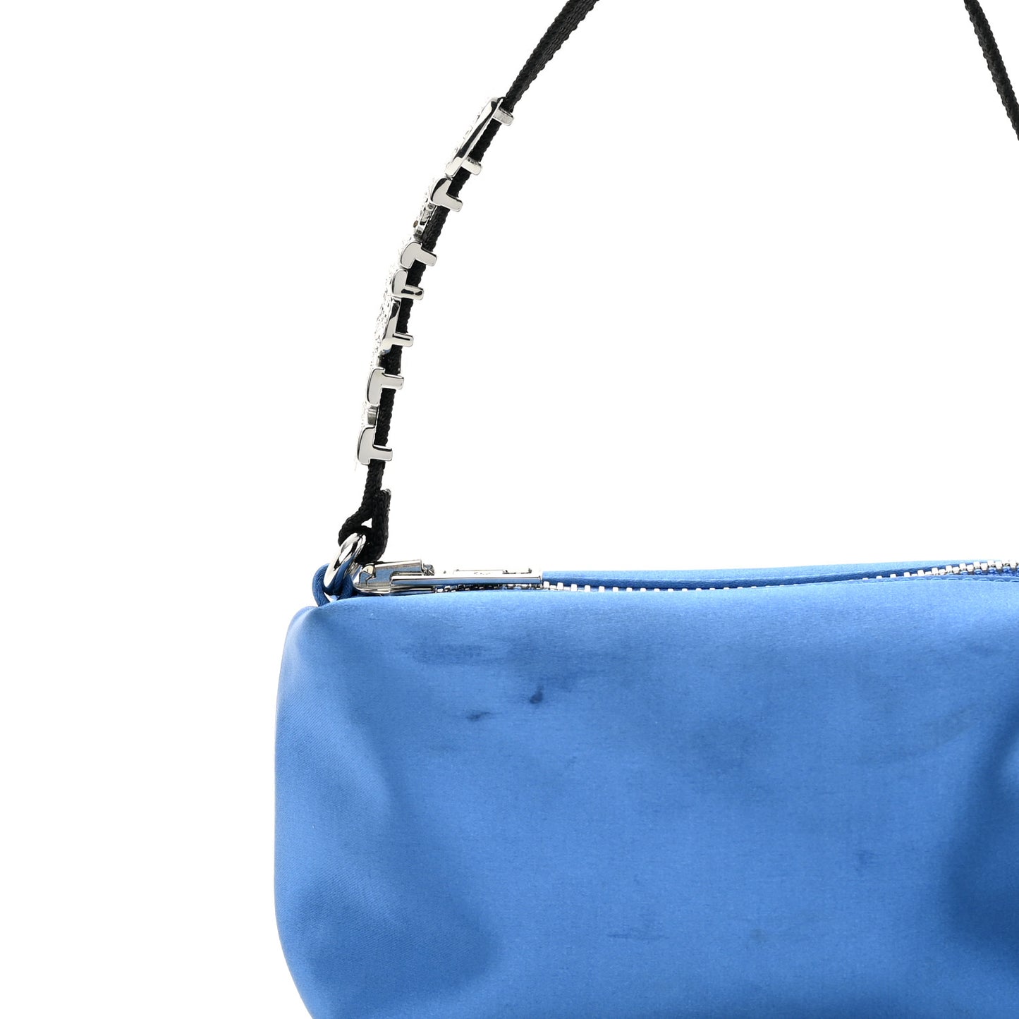 Satin Crystal Heiress Pouch Night Sky