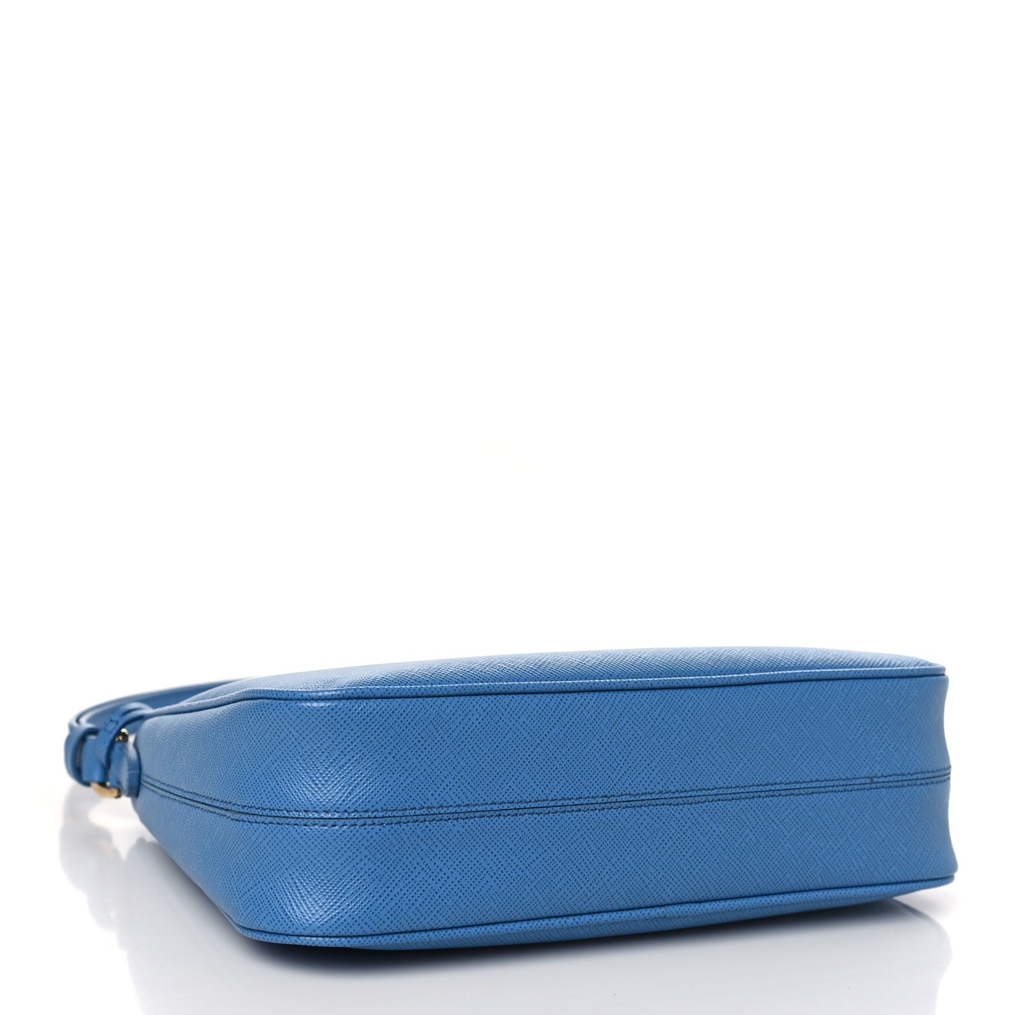 Saffiano Lux Mini Re-Edition Shoulder Bag Pervinca