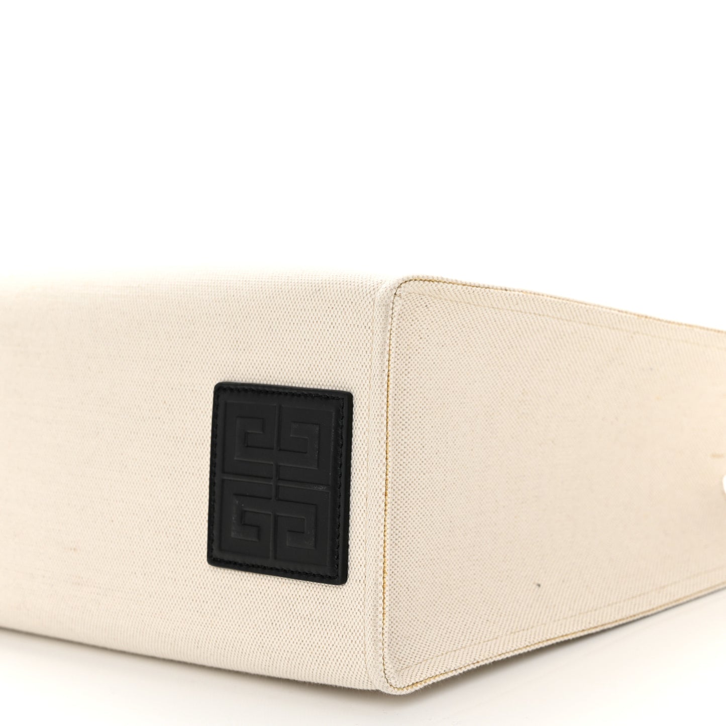 Canvas Medium Tote Beige Black