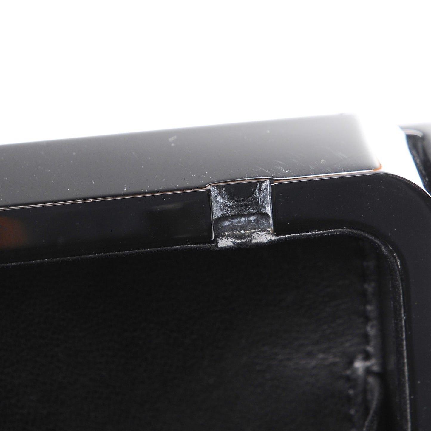Plexiglass Crystal Lego Clutch Black