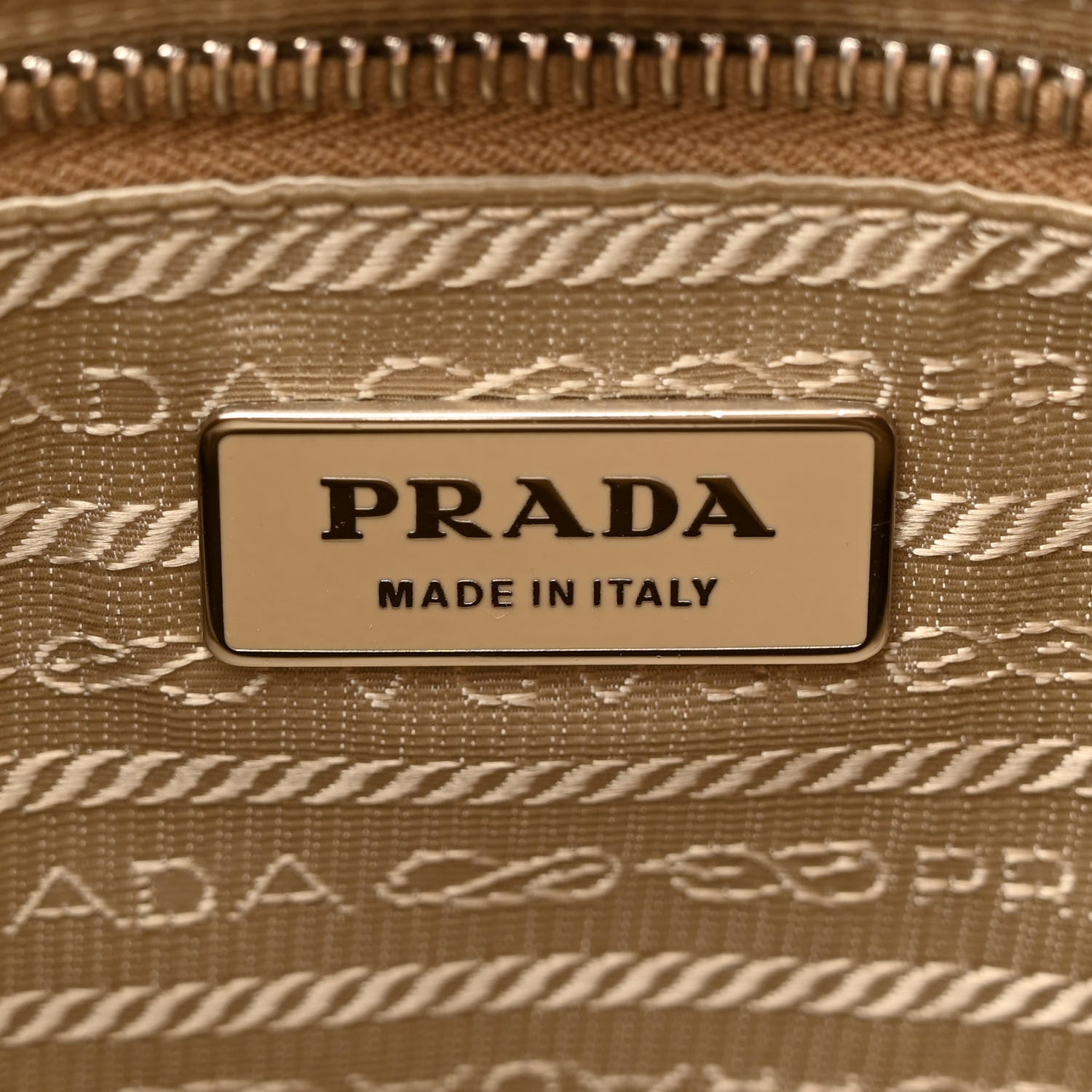 Prada Vitello Daino Side Pocket Flap Hobo Sabbia 6 of 16