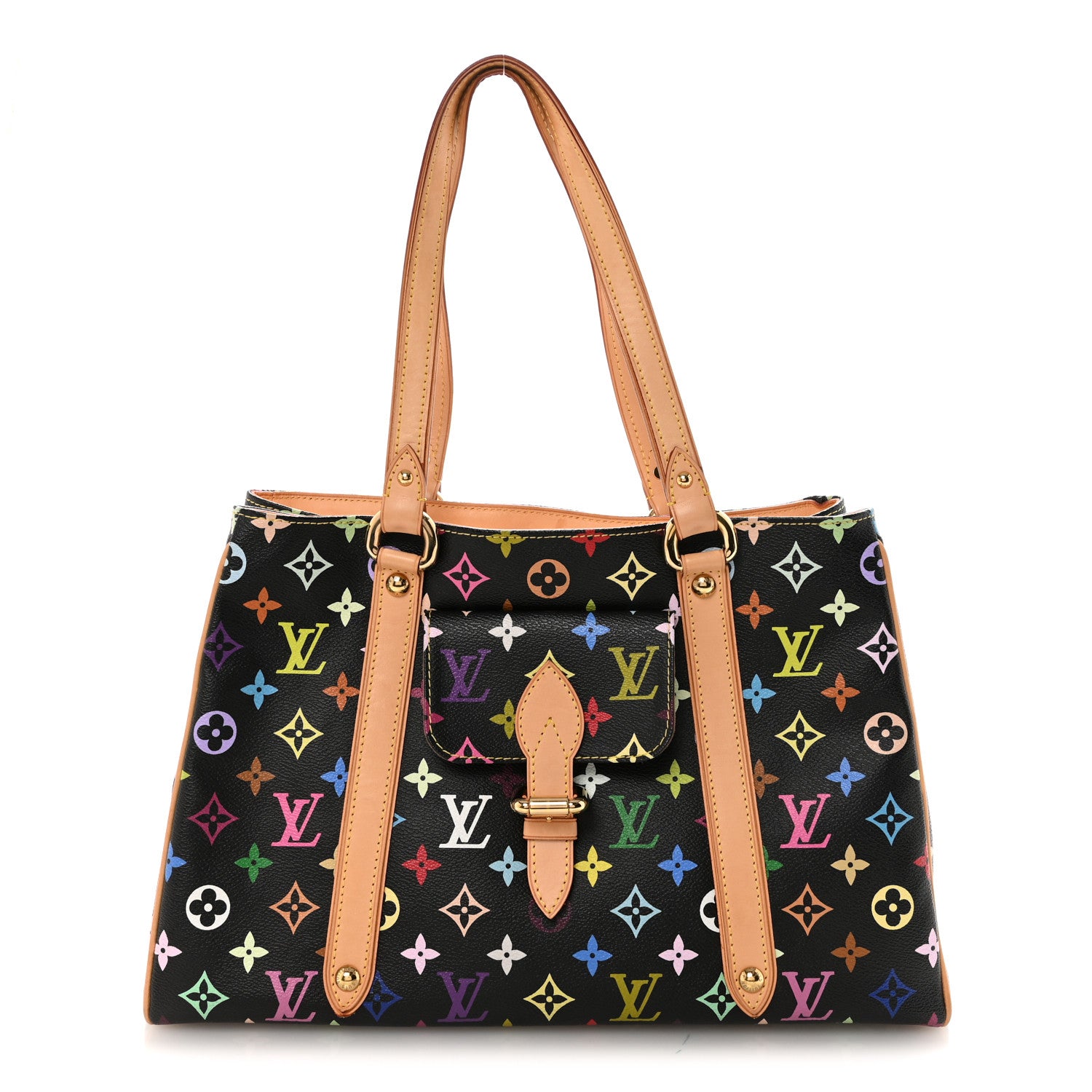 Louis Vuitton Monogram Multicolor Aurelia MM Black 1879528