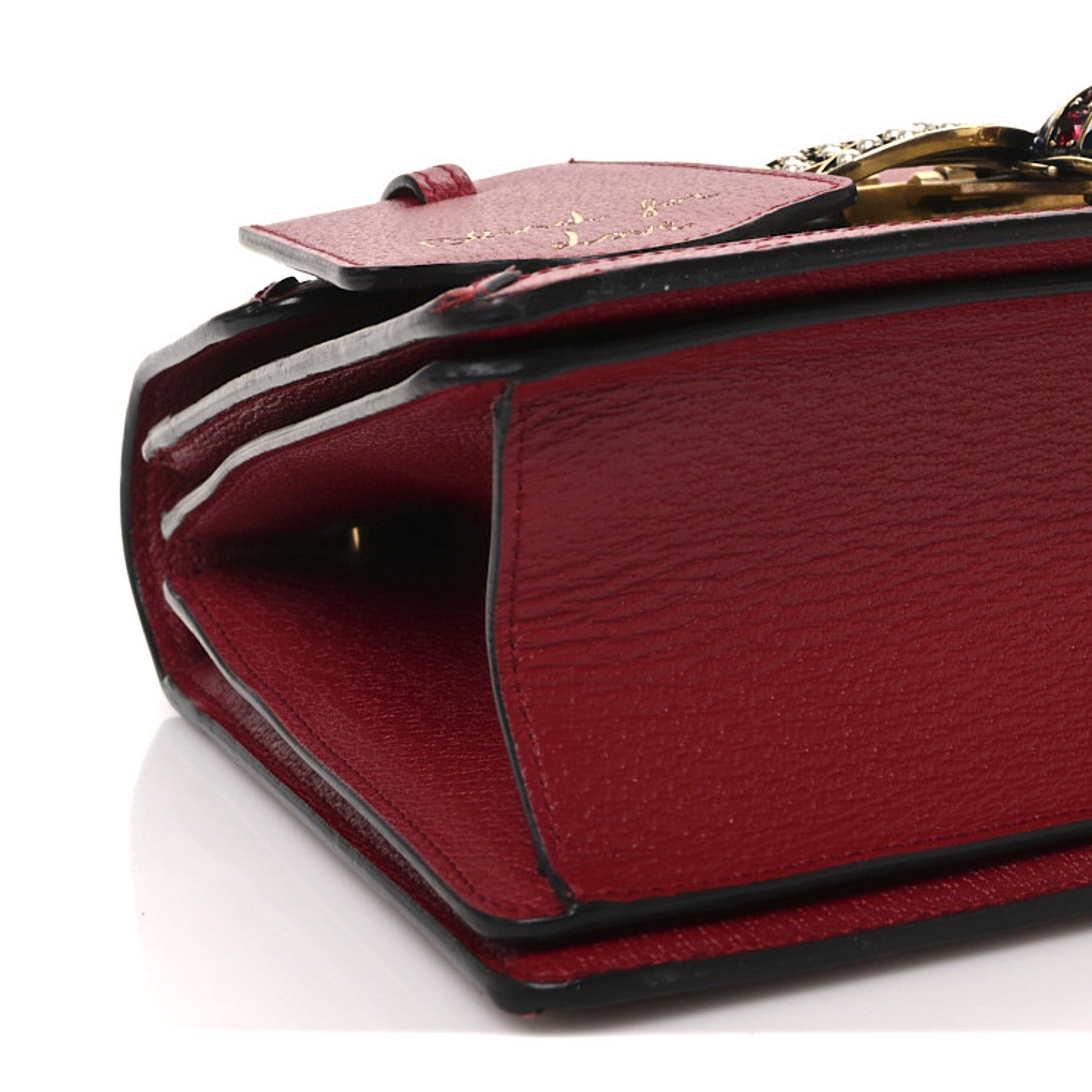 Gucci GG Supreme Monogram Small Queen Margaret Top Handle Bag Red 8 of 10