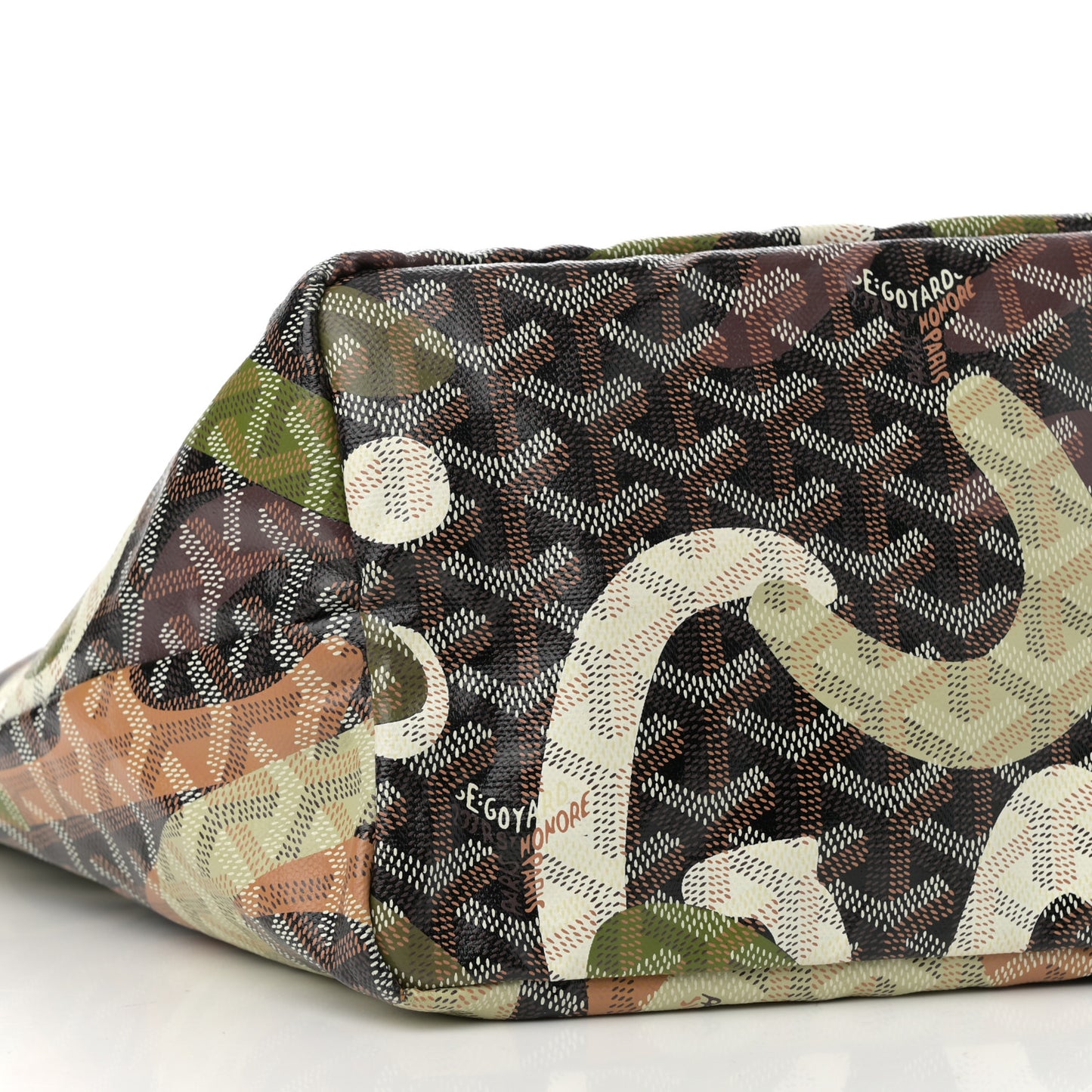 Goyardine Saint Louis Lettres Camouflage PM Black Green