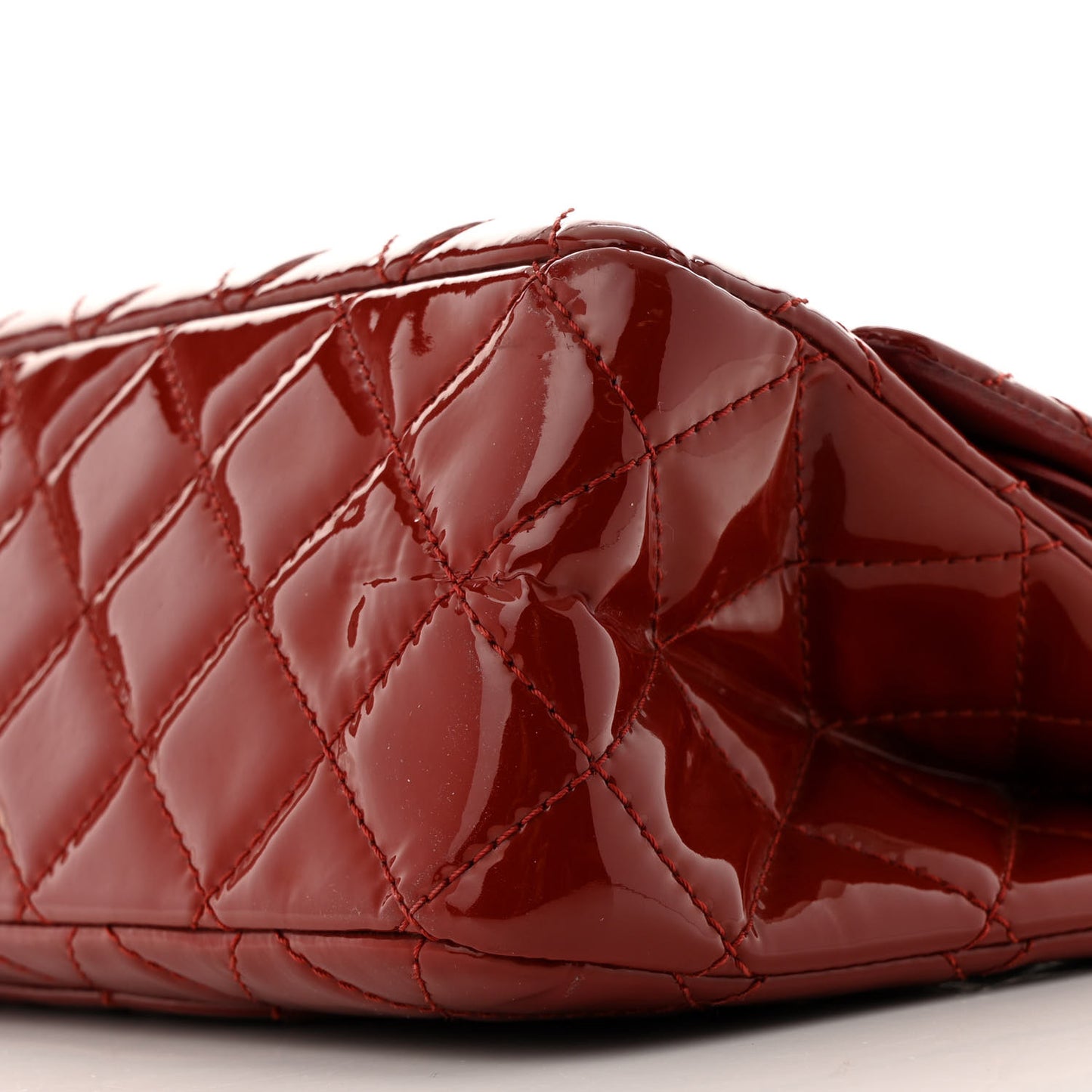 Patent Quilted 2.55 Reissue 227 Flap Red