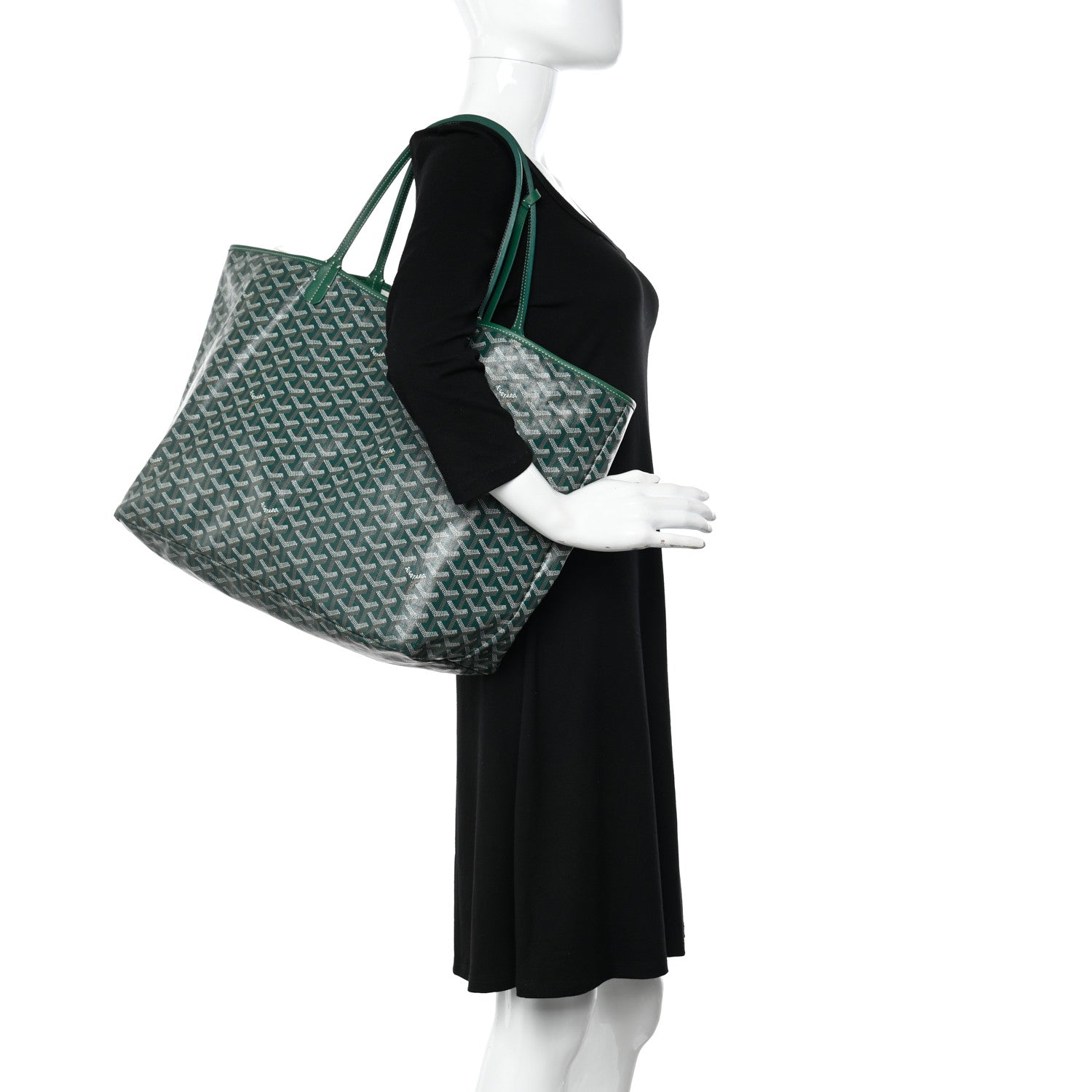 Goyard Goyardine Saint Louis GM Green 2 of 11