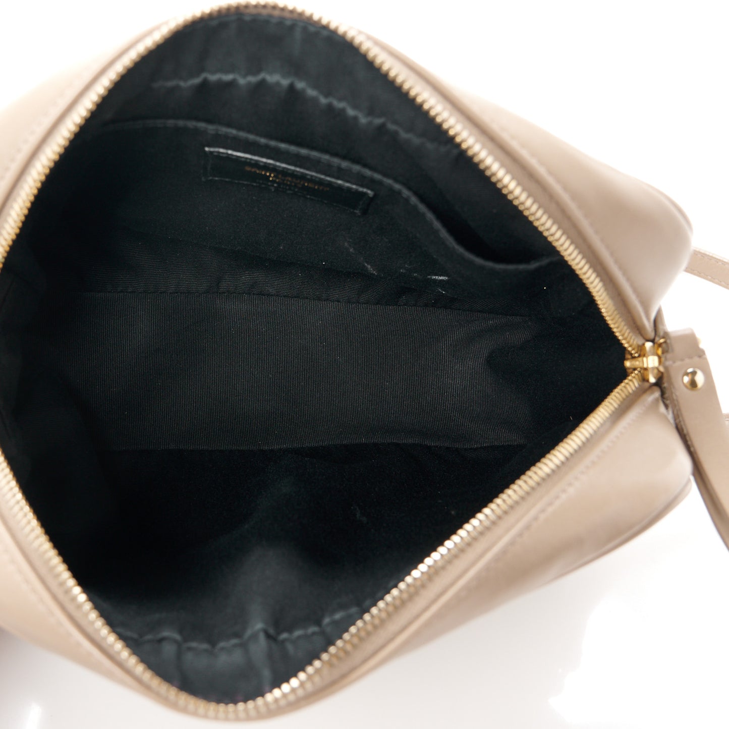 Calfskin Matelasse Monogram Lou Camera Bag Dark Beige