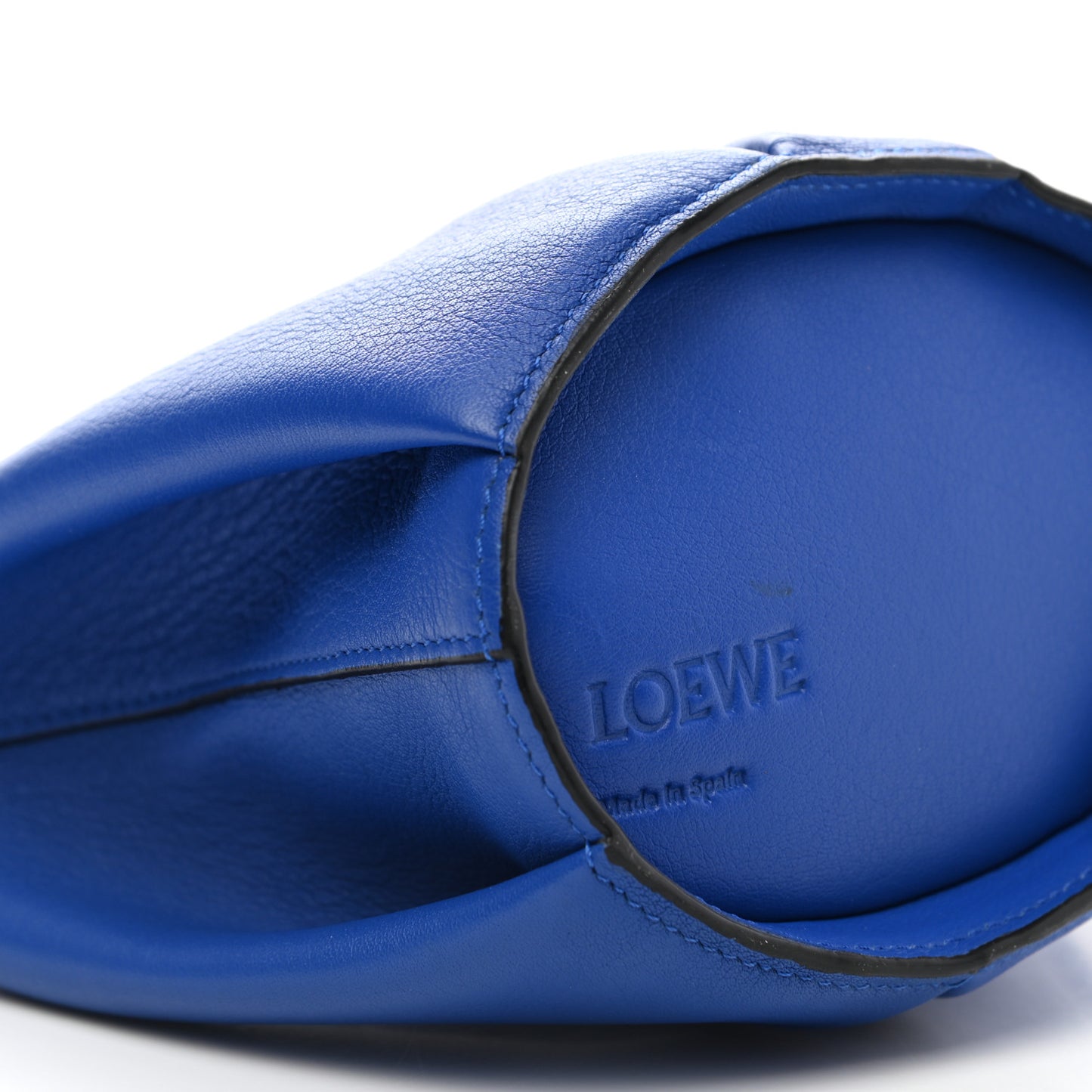 Calfskin Mini Elephant Crossbody Bag Electric Blue
