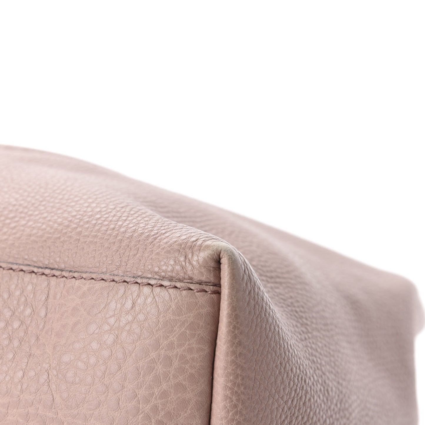 Pebbled Calfskin Medium Soho Chain Shoulder Bag Dark Cipria