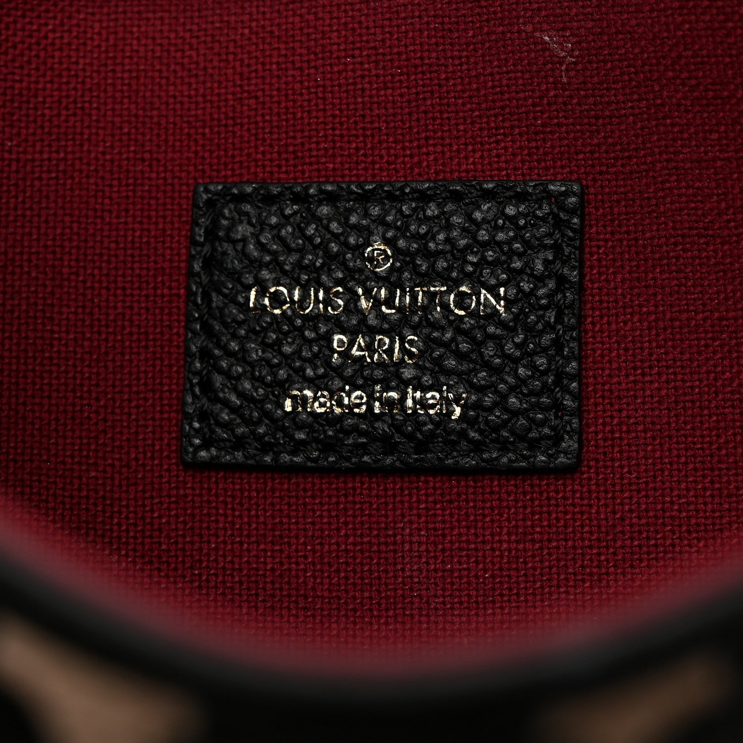 Louis Vuitton Empreinte Monogram Giant Felicie Pochette Black Beige 6 of 9