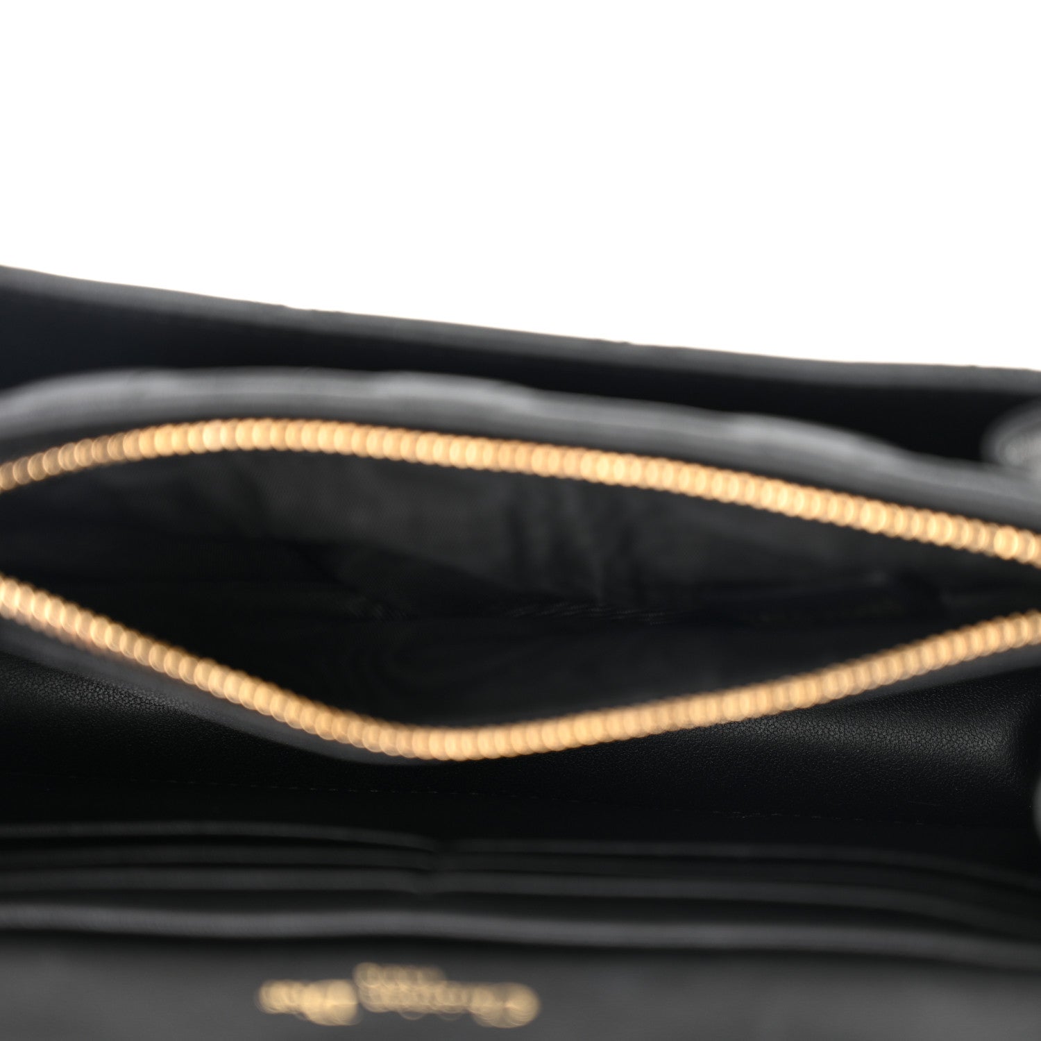 Christian Dior Lambskin Cannage Lady Dior Chain Pouch Black 5 of 9