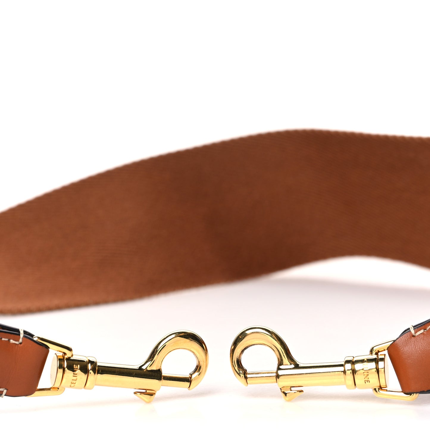 Jacquard Wool Strap Light Brown