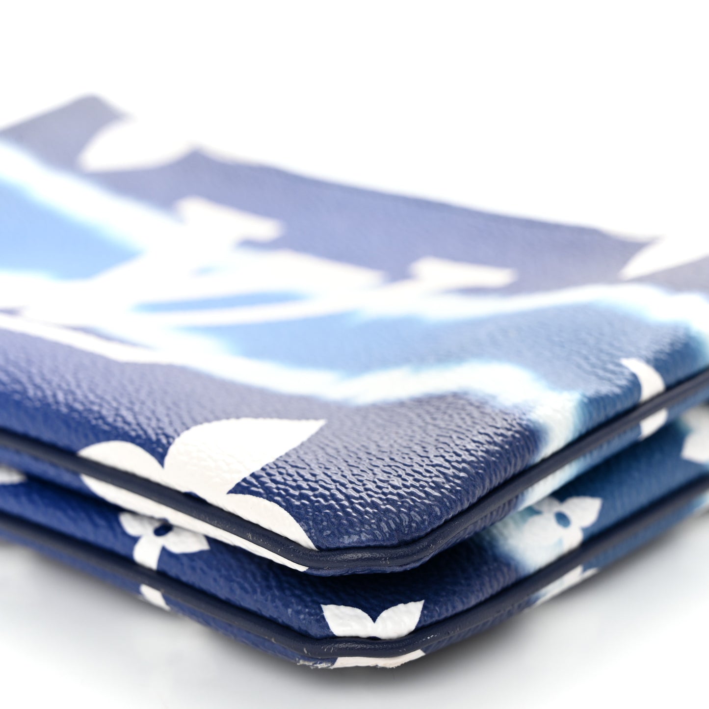 Monogram Giant Escale Double Zip Pochette Blue