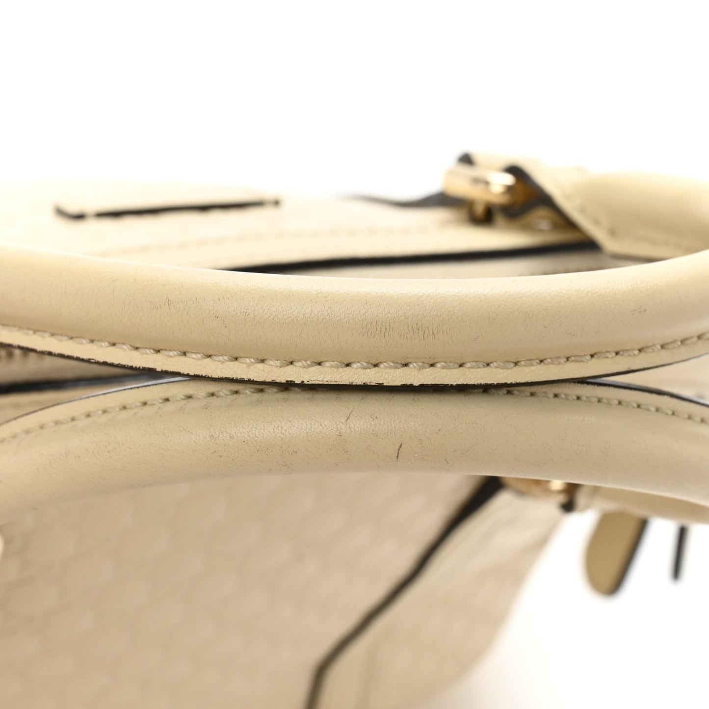 Soft Microguccissima Mini Dome Bag Ivoire