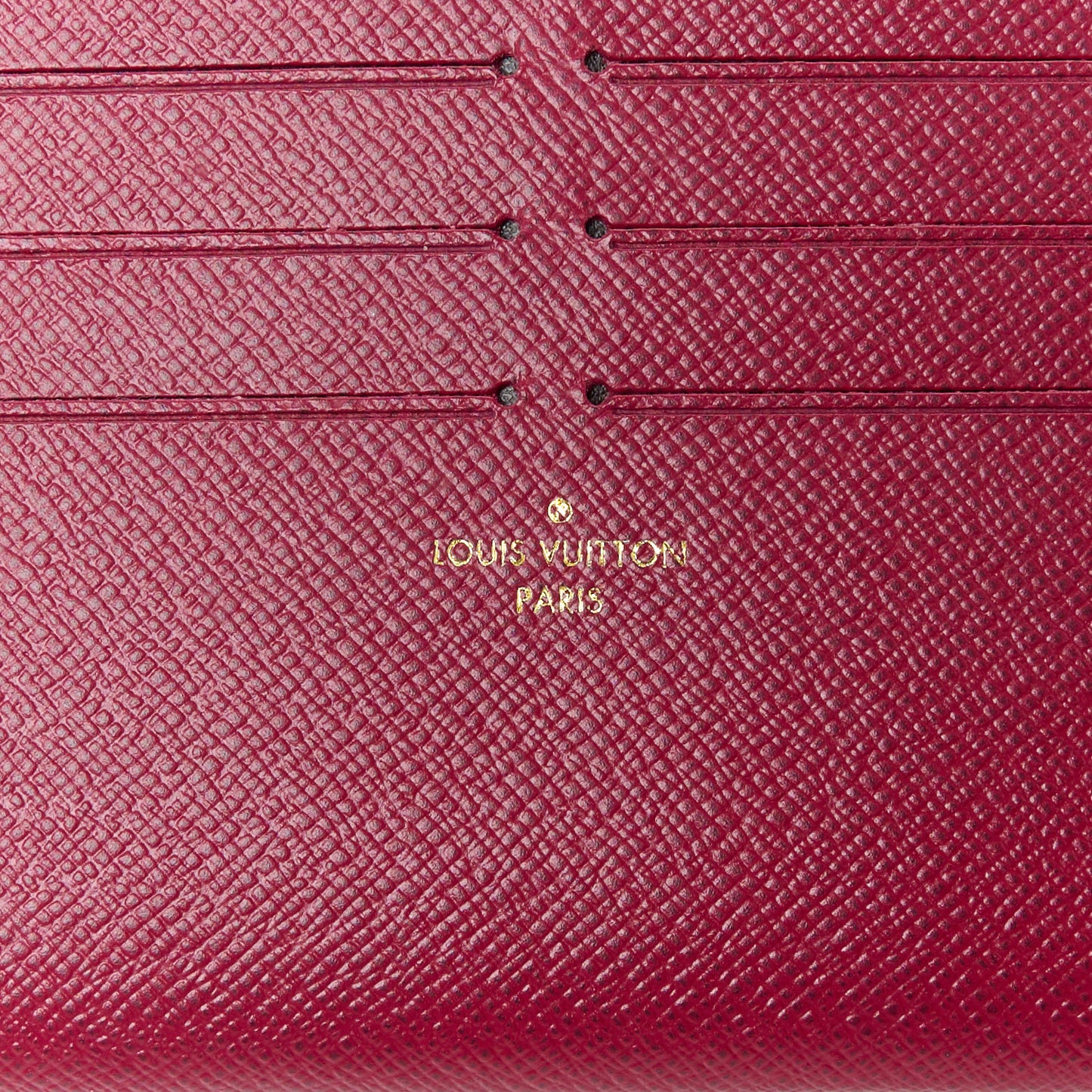 Monogram Pochette Felicie Chain Wallet Fuchsia