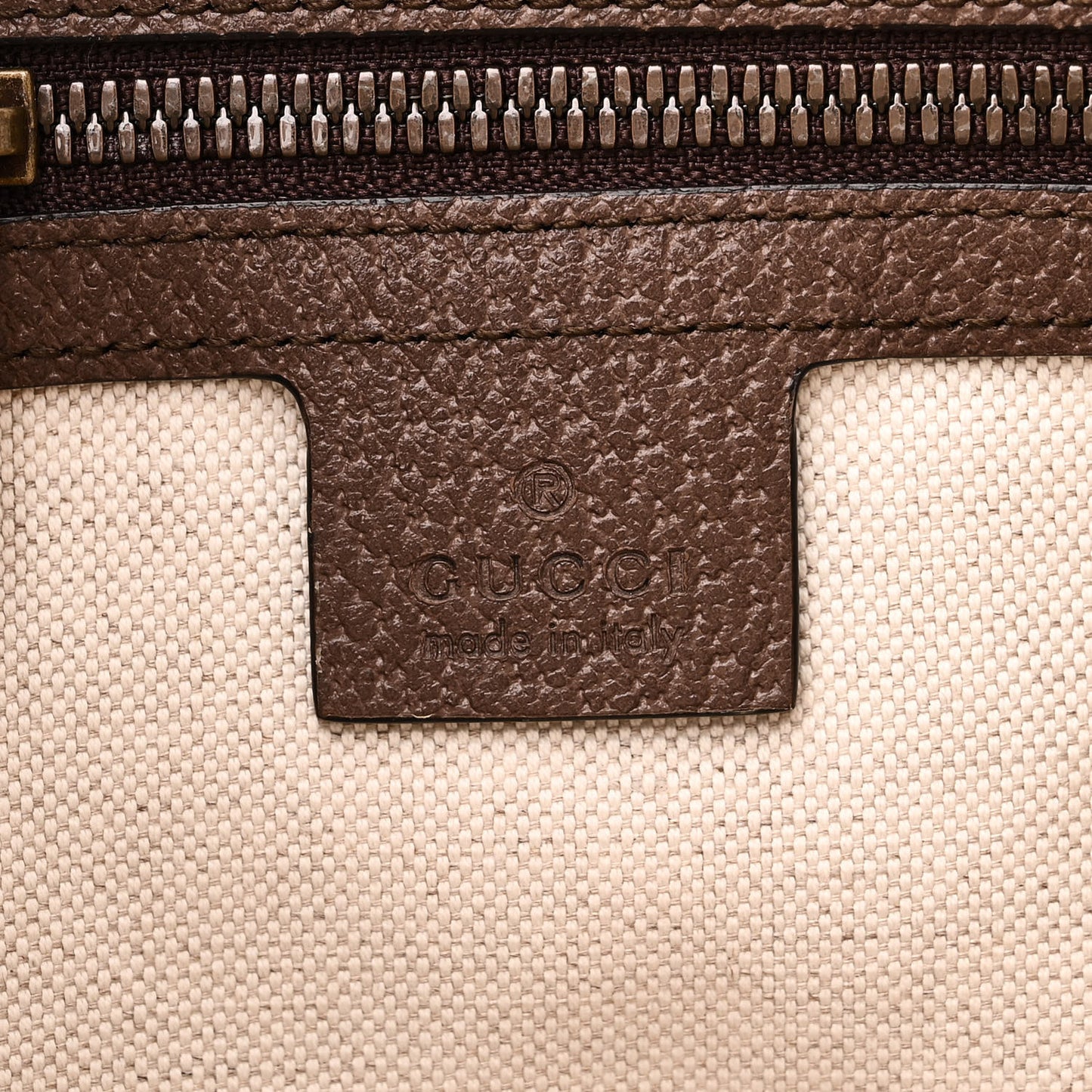 GG Supreme Monogram Web Small Ophidia Half Moon Hobo Brown