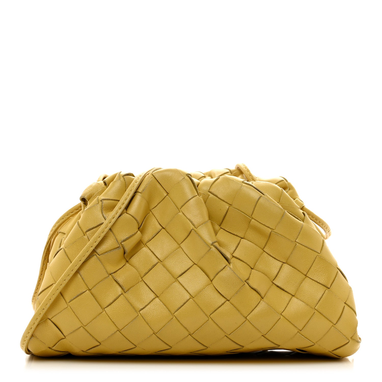 Bottega Veneta Nappa Intrecciato The Mini Pouch Buttercup 1 of 10
