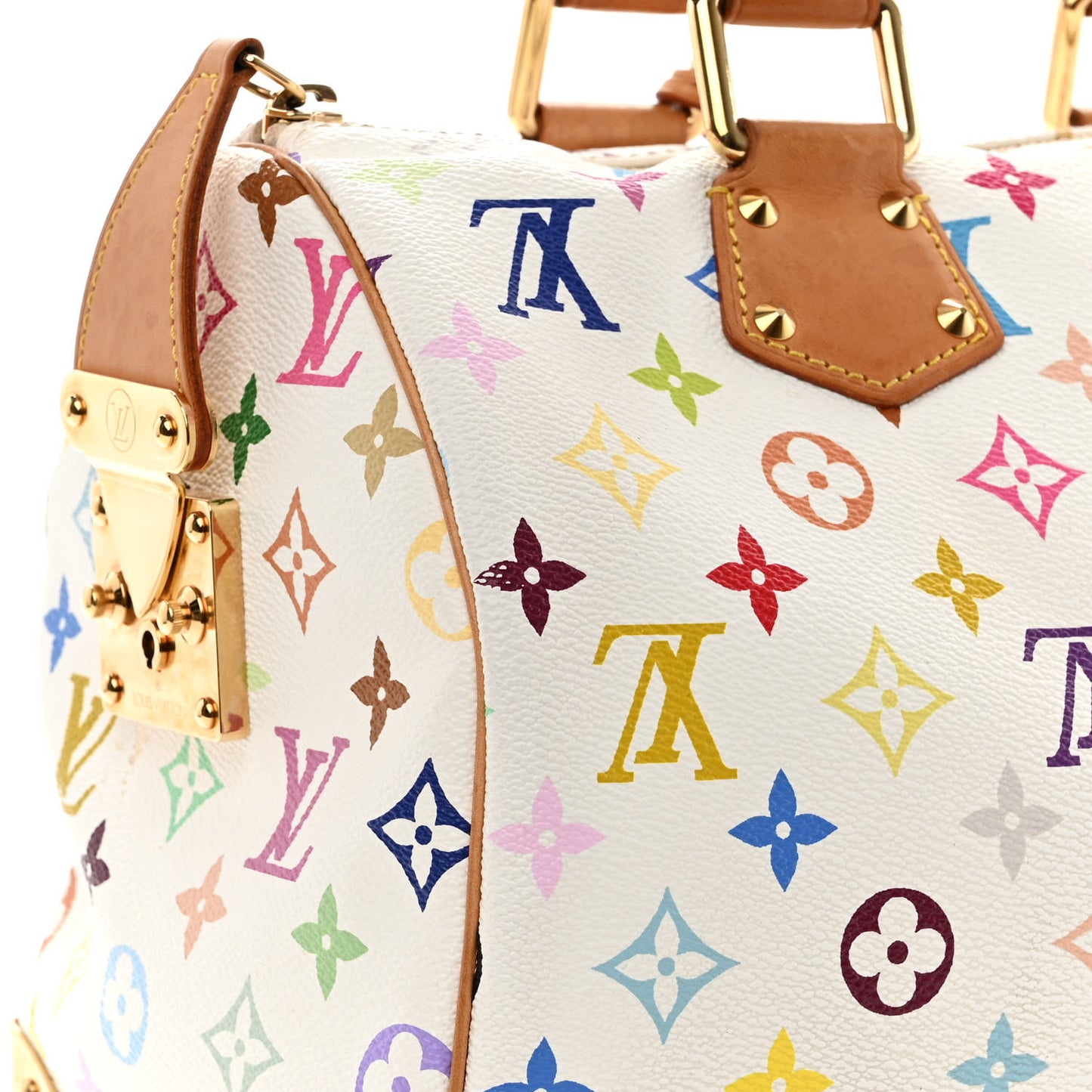 Monogram Multicolor Speedy 30 White