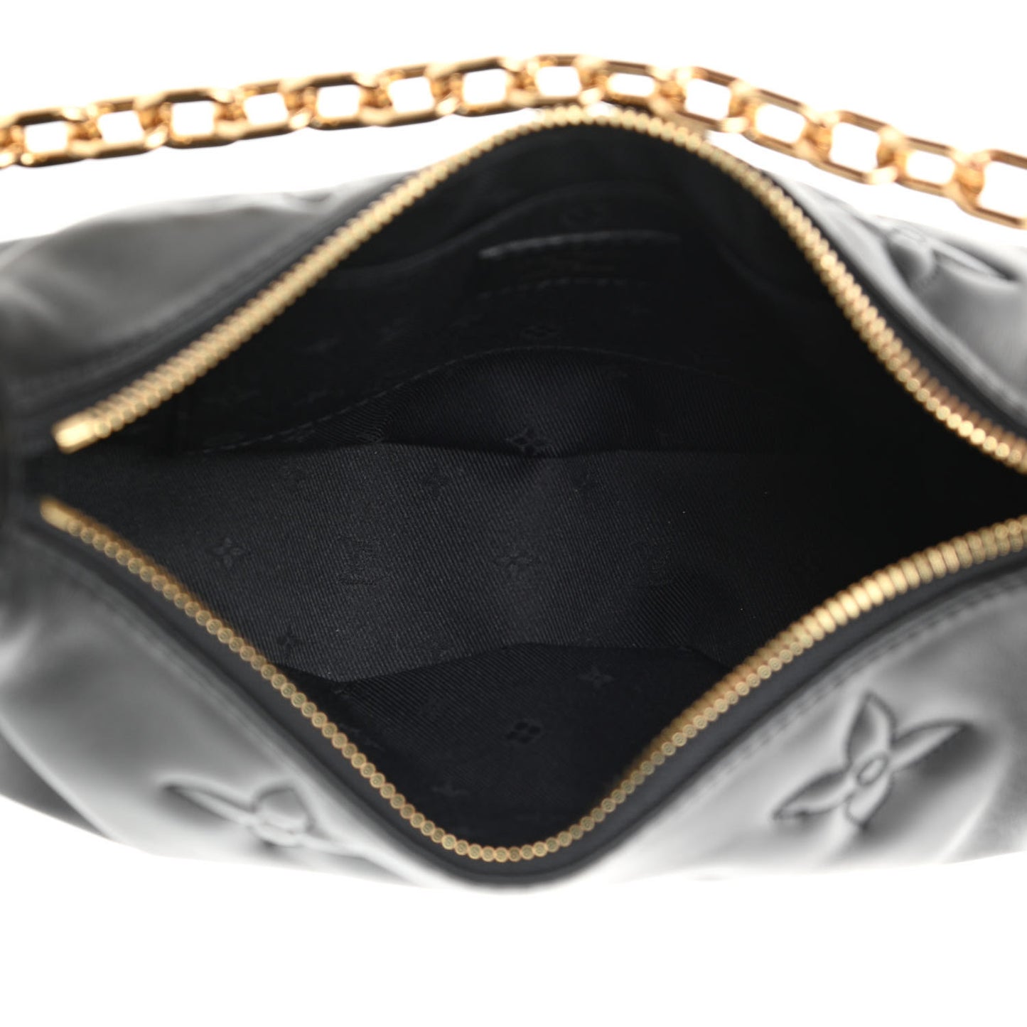 Calfskin Bubblegram Over The Moon Black