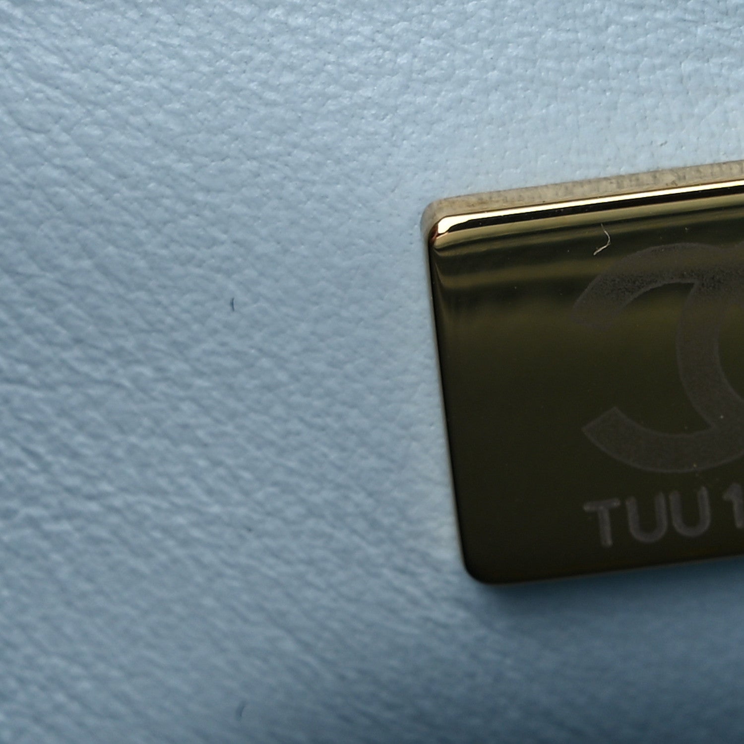 Chanel Lambskin Enamel Quilted Small Pending CC Square Flap Light Blue 7 of 10