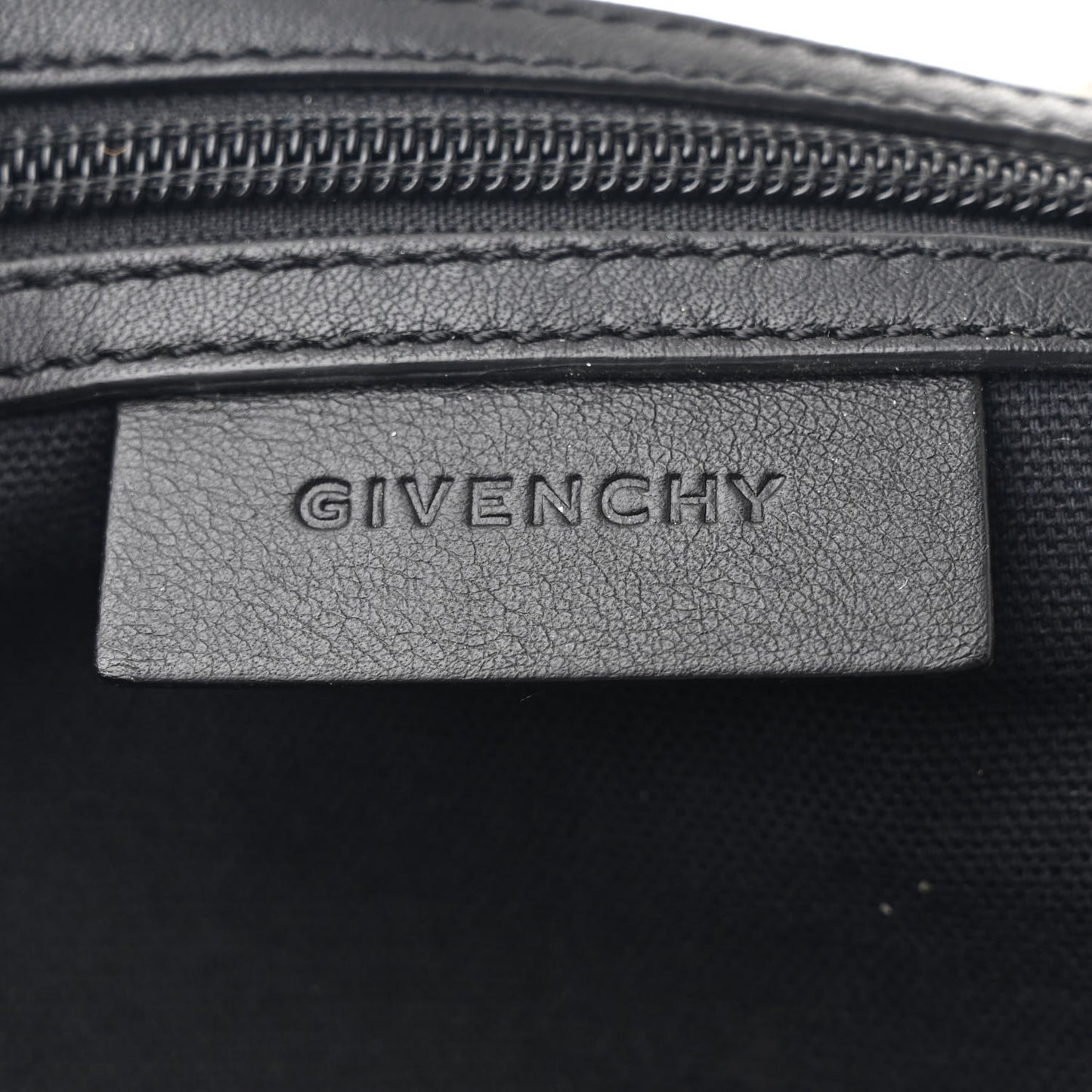 Nylon Calfskin Leopard Print Backpack