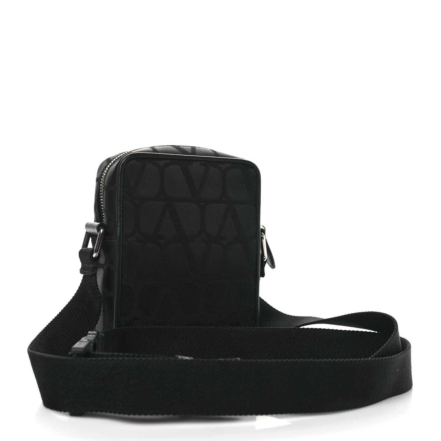 Toile Iconographe Calfskin Vlogo Small Mens VLogo Crossbody Black