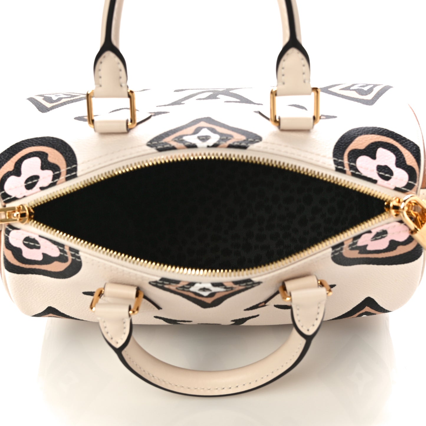 Monogram Giant Wild At Heart Speedy Bandouliere 25 Creme
