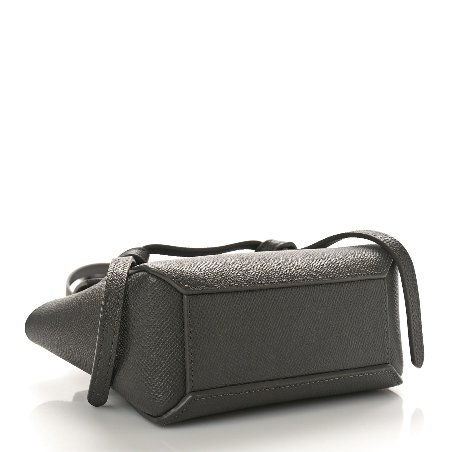 Grained Calfskin Pico Belt Bag Grey