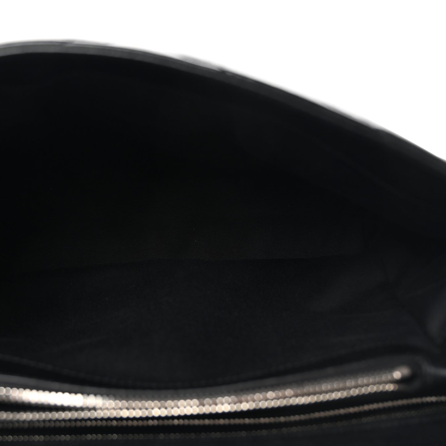 Calfskin Y Quilted Monogram Medium Loulou Chain Satchel Black
