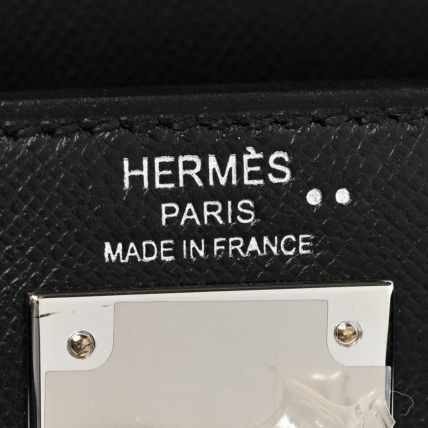 Hermes Madame Calfskin Shiny Niloticus Crocodile Kelly Sellier Touch 28 Black 6 of 13