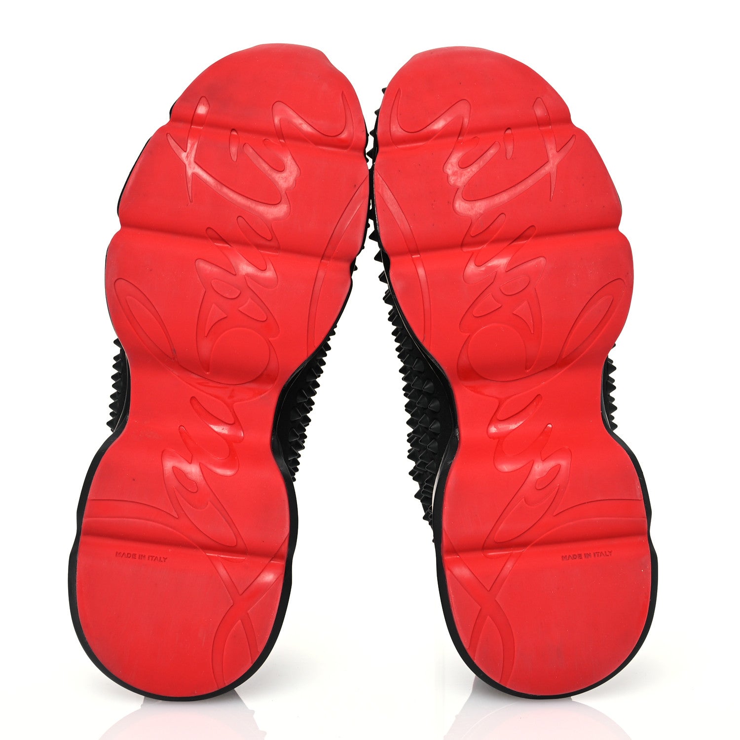 Christian Louboutin Neoprene Spike Sock Donna Flat Sneakers 39.5 Black 6 of 12