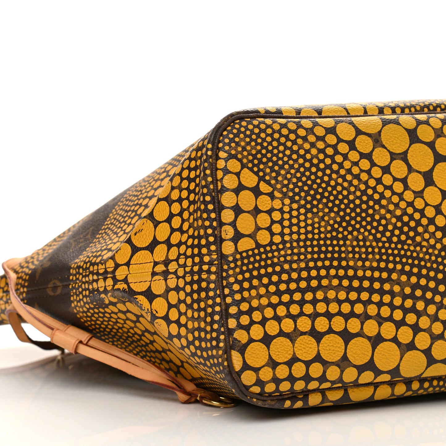 Monogram Kusama Waves Neverfull MM Yellow