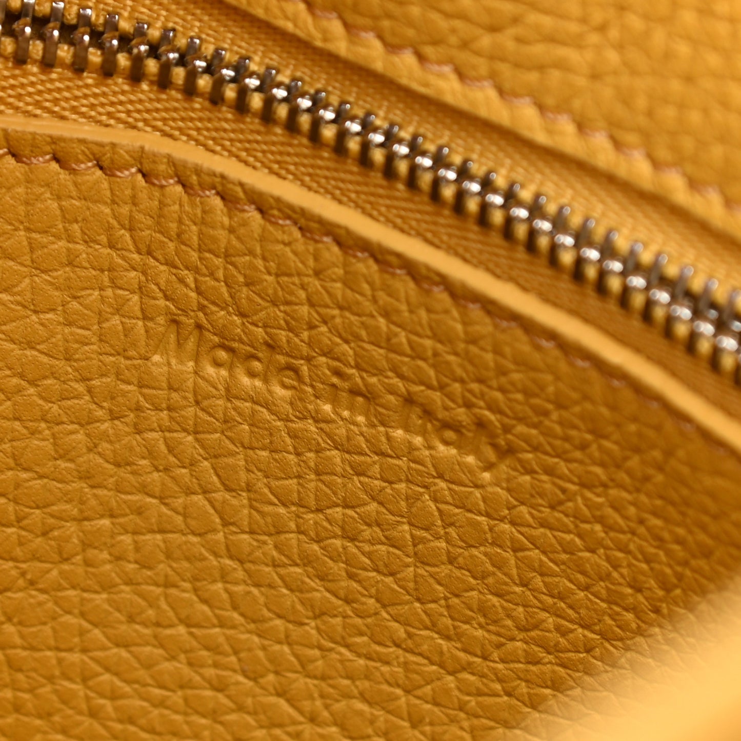 Supple Grained Calfskin Small Big Bag Sunflower