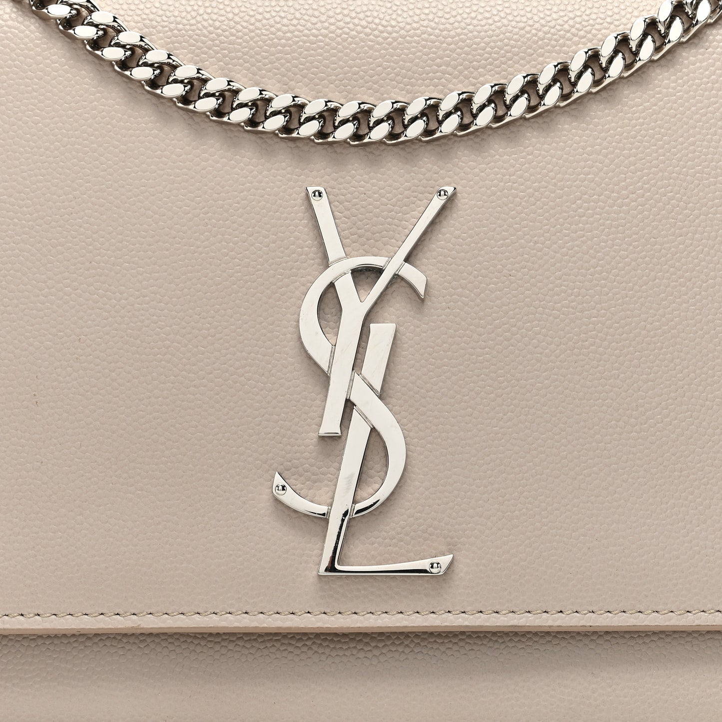 Grain De Poudre Medium Monogram Kate Satchel Nude Powder