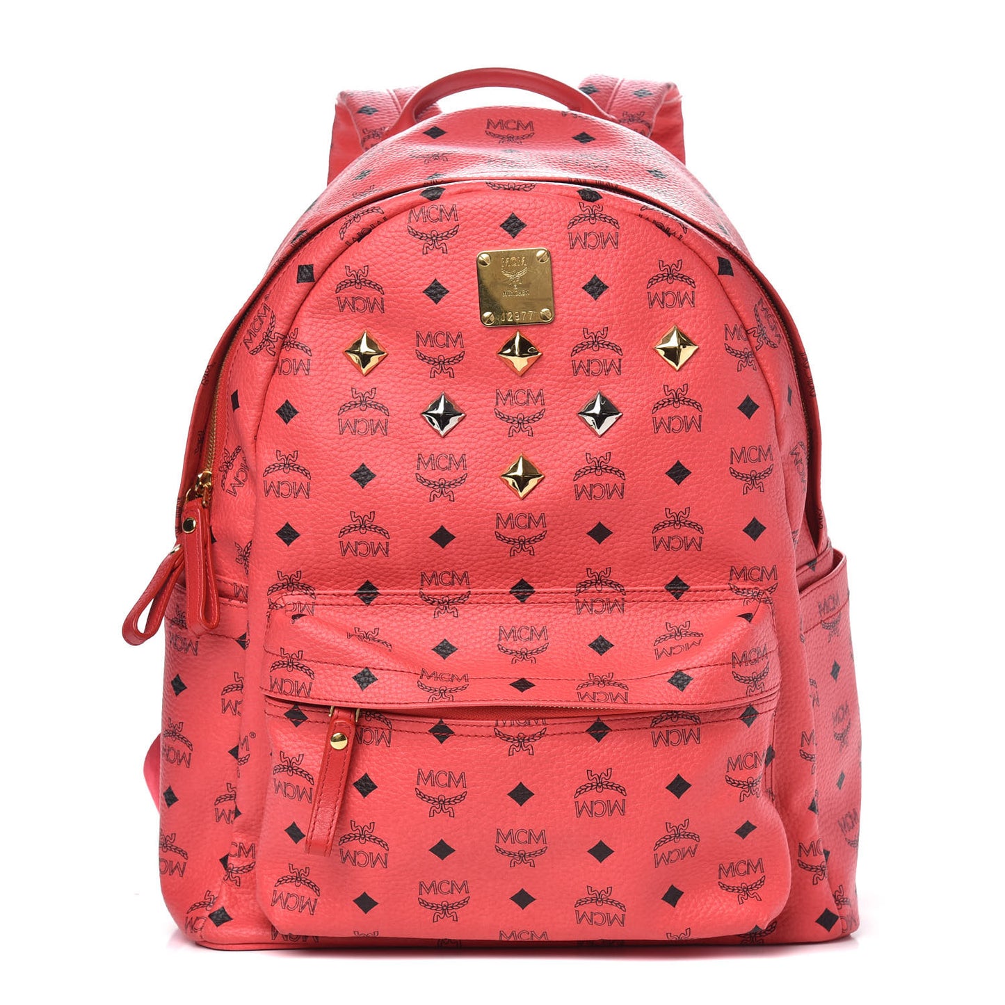Visetos Medium Sprinkle Stud Stark Backpack Corail