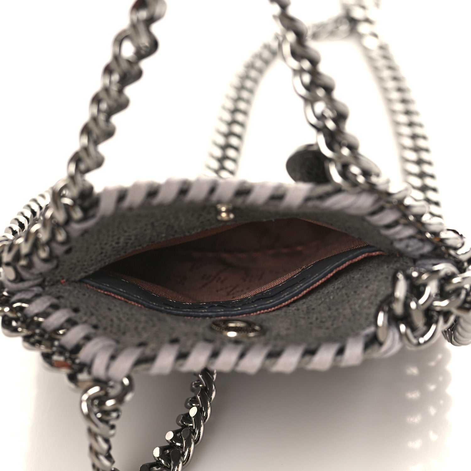 Stella McCartney Shaggy Deer Micro Falabella Tote Grey 5 of 6