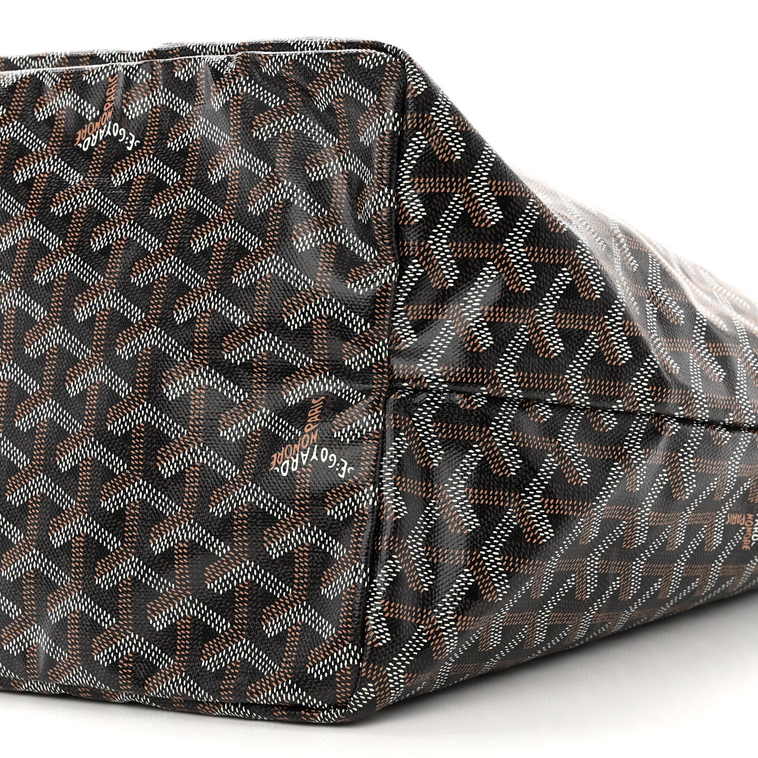 Goyard Goyardine Saint Louis GM Black Gold 9 of 9