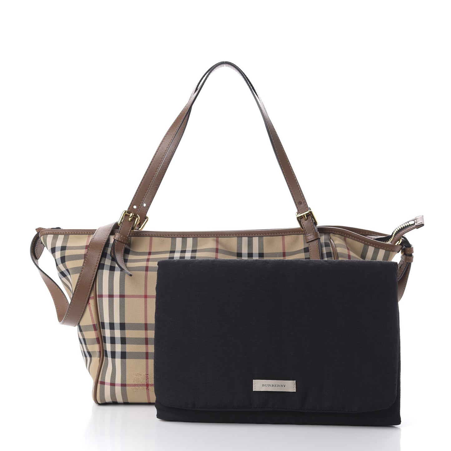 Horseferry Check Diaper Bag Tote Tan