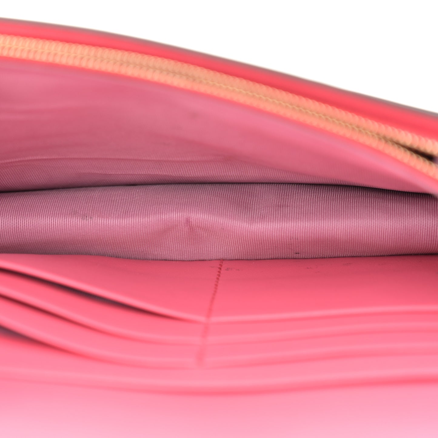 Calfskin GG Matelasse Chain Wallet Rhodamine Pink