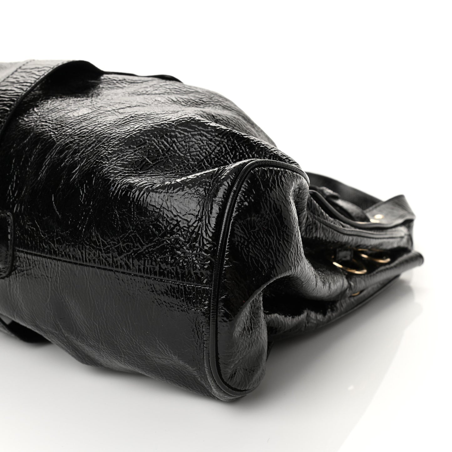 Crushed Patent Ramona Black